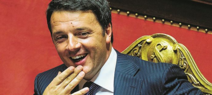 Copertina di Renzi uguale a B.: diserta i question time in Parlamento