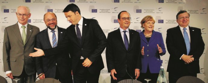 Copertina di L’Europa che loda Renzi  se la vede peggio di lui