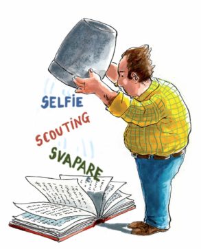 Copertina di Aiuto, il selfie è nel vocabolario