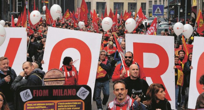 Copertina di Cortei e scontri,   piazze contro Renzi