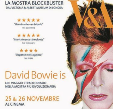 Copertina di Bowie, ritorno sullo schermo