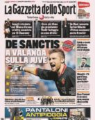 Copertina di De Sanctis: la Gazzetta “costretta” a giustificarsi