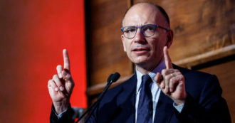Copertina di Letta riabbraccia Draghi: linea dura contro i 5 Stelle