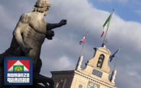 Copertina di Giorgio, il Re Sole: dai carri armati agli scudi per B. – Il ritratto di Napolitano firmato da Marco Travaglio nel 2015