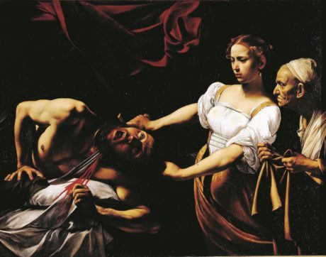 Copertina di Caravaggio, il rosso  e il sangue: vendette,  Papi e teste tagliate