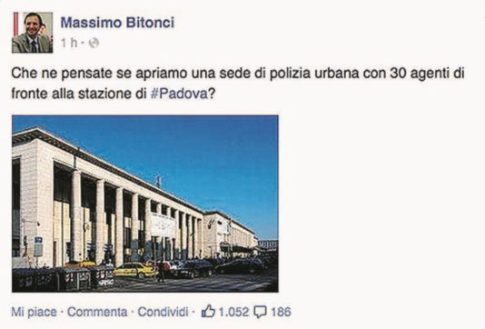 Rom e neri, l’ossessione di Bitonci