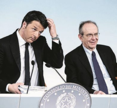 Copertina di Renzi e il Def.  Tecnici e non,  il “tesoretto”  finto irrita tutti