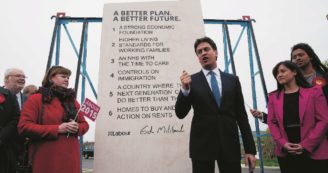 Copertina di Gli ebrei: “Altro che Mosè, Miliband è una delusione”