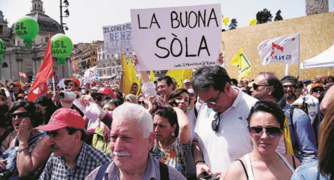 Copertina di Mezzo milione in piazza contro la “buona sòla”