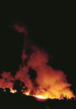 Brucia una discarica, allarme a Chieti: “Lì rifiuti da  Acerra”