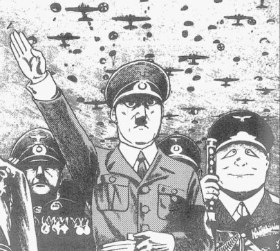 Copertina di Shigeru Mizuki, una  biografia di Hitler  a cui manca un dettaglio: la Shoah