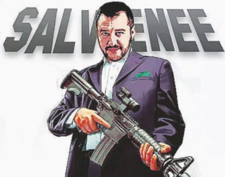 Copertina di La Lega denuncia il videogames con Salvini “lanciaruspe”