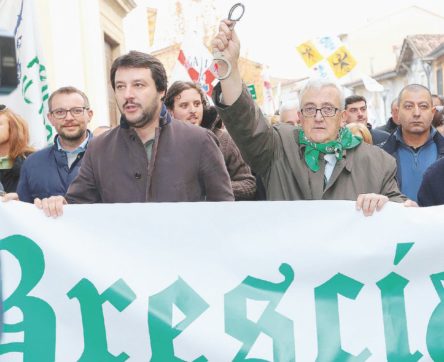 Adro padana, è rimasta  solo la statua di Nerone