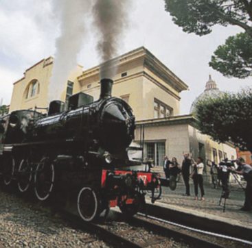 Copertina di Il trenino a vapore del Papa tra Vaticano e Castel Gandolfo