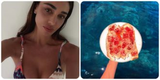 Copertina di Belen Rodriguez, la sua frisella diventa un caso: “Cos’è sta ca***a?”. La polemica social