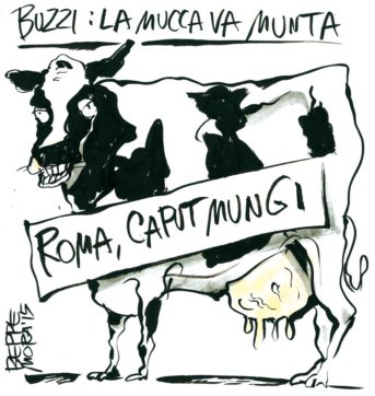 Copertina di La vignetta di Beppe Mora