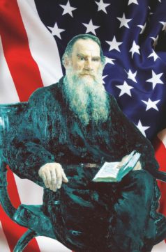 Copertina di Cento libri da esportare (e già si discute sui nomi).  Tolstoj made in USA