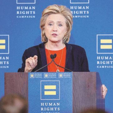 Promessa suicida di Hillary: “Se vinco, fermerò le armi”