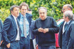 Copertina di Renzi vola con l’aereo blu dal banchiere della Fiat