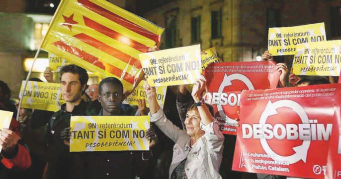 Indipendentisti e “rossi”, gli M5S catalani