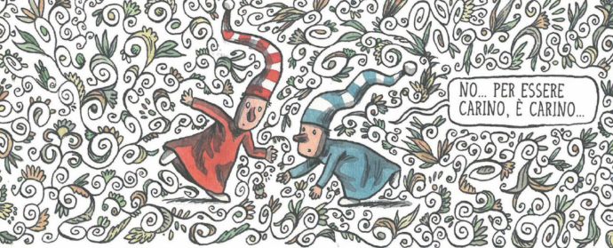 Copertina di Folletti, Picasso, amici immaginari:  le idee senza un filo nella mente di Liniers