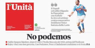 Copertina di No podemos vedere l’Unità