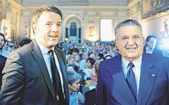 Copertina di Renzi tiene buona  la stampa: nel 2016 regalo milionario