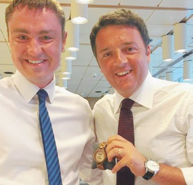 Quando Renzi scroccò pure   un orologio al premier estone