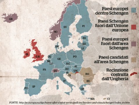 Schengen, l’effetto valanga delle nuove frontiere