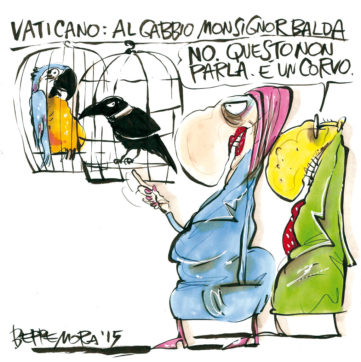 Copertina di La vignetta di Beppe Mora