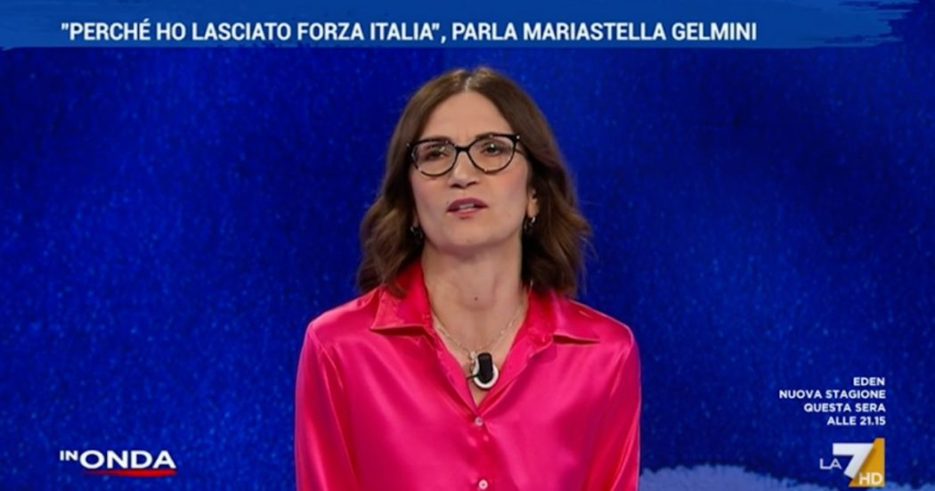 Crisi di governo, Gelmini a La7: “Ministri e gruppi di Forza Italia informati solo a cose fatte. Berlusconi? Non ci ha mai cercato”