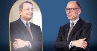 Copertina di “Ridicolo. Noi a sinistra, basta banche”. Il Letta draghiano non piace alla base