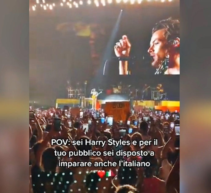 Il discorso impeccabile (in italiano) di Harry Styles al concerto di Bologna: “Vorrei foste liberi di essere chi volete” – Video