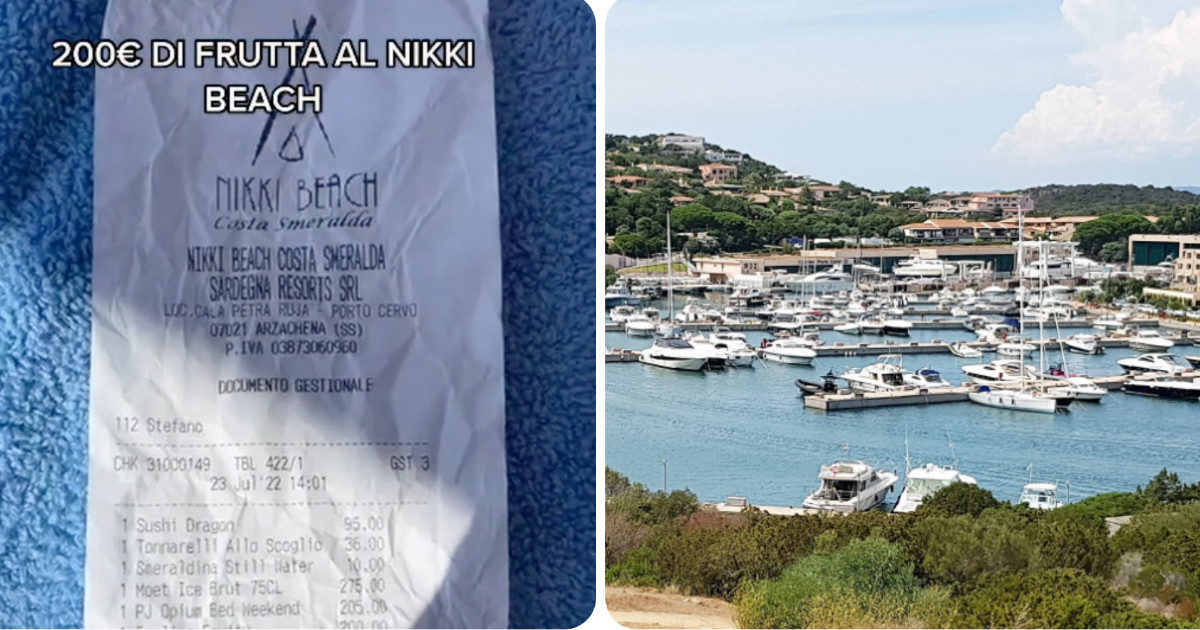 Costa Smeralda, “200 euro per un cesto di frutta”: un altro scontrino da capogiro fa il giro dei social