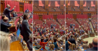 Copertina di Legami Salvini-Russia, il Pd chiede chiarimenti e alla Camera scoppia la bagarre – Video