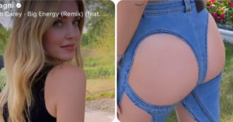 Copertina di Chiara Ferragni, i jeans scoprono il lato B e monta la polemica: “Fai prima a non metterli”