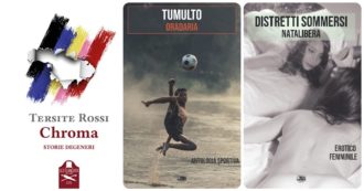 Copertina di Calcio e sport, erotismo femminile, noir distopici: quattro esperimenti collettivi di narrazione