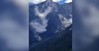 Copertina di Dolomiti, grossa frana in val Fiscalina: enormi massi si staccano dalla montagna. Nessun ferito