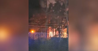 Copertina di Le esplosioni al deposito di munizioni della polizia di Berlino: in fiamme il bosco di Grunewald – Video