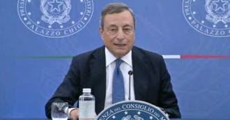 Copertina di Draghi: “Cresceremo più di Francia e Germania. Ma ci sono nuvole all’orizzonte, previsioni preoccupanti per il futuro”