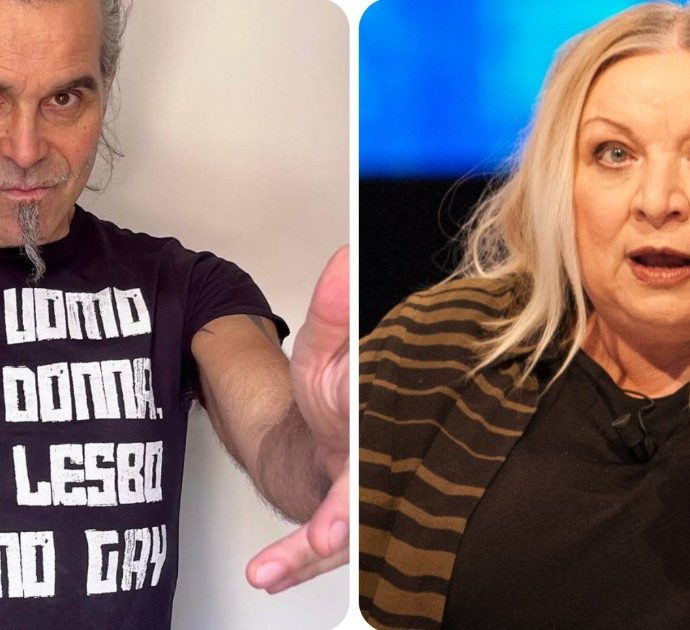 Piero Pelù indossa la maglietta a sostegno dell’identità di genere e Maria Giovanna Maglie lo insulta