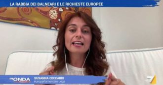 Copertina di La7, la leghista Susanna Ceccardi cita la Costituzione e confonde gli articoli