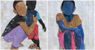 Copertina di I bambini senza volto di Tesprit arrivano in Salento: la mostra dell’artista che crea opere d’arte con le suole delle infradito