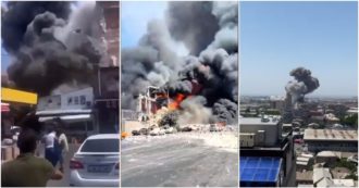 Copertina di Armenia, gigantesca esplosione in un centro commerciale della capitale. Decine di feriti e un morto (video)