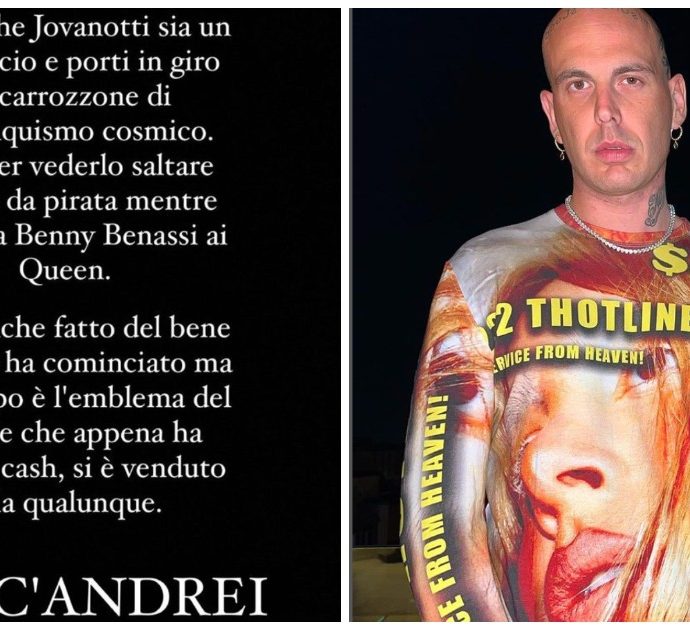 Gemitaiz contro Jovanotti: “Un pagliaccio, porta in giro un carrozzone di qualunquismo cosmico: non spenderei mai 90 euro per vederlo”