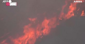 Copertina di Brucia la Spagna, vasto incendio causato da un fulmine in provincia di Alicante: Vigili del fuoco al lavoro. Le impressionanti immagini