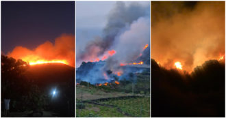 Copertina di Pantelleria in fiamme, un violento incendio costringe a lasciare le case dell’isola. Evacuate anche le ville di Armani, Tardelli e Merlino