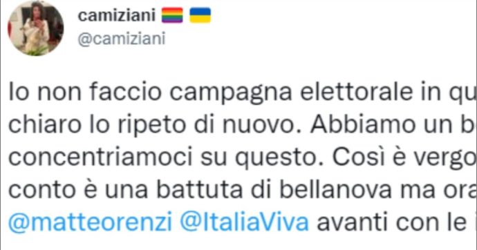 La volontaria di Italia Viva svela la campagna social dei renziani contro Crisanti: “Vergognoso”. E viene liquidata da De Giorgi