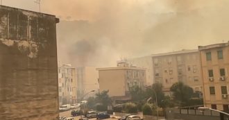 Copertina di Incendi a Palermo, fiamme nel quartiere Borgo Nuovo: le case avvolte dal fumo e dai detriti. Le immagini impressionanti
