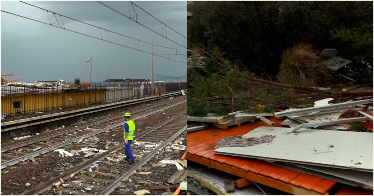 Crisi climatica, 2 morti in Toscana. Tromba d’aria in Liguria. Venezia, caduti frammenti dal campanile di San Marco. In Corsica 5 vittime